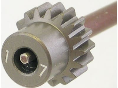 HAG817 17t 48p Hard Anodized Aluminum Pinion Gear