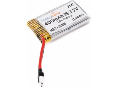 HBZ-1266 3.7V 1S 400mAh LiPo Battery: Molex 51005