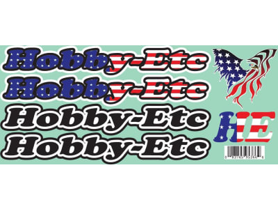 HE100A Hobby Etc Patriot Decal A