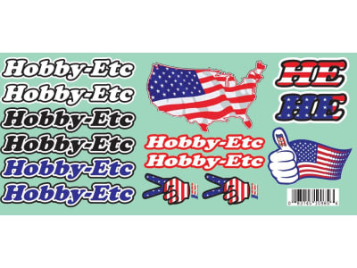 HE100P Hobby Etc Patriot Decal P
