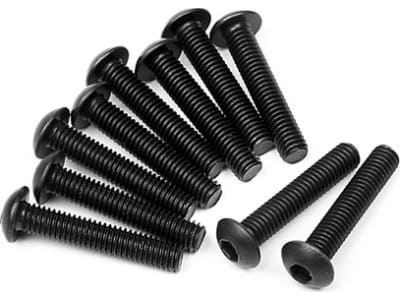 HPI100560 Button Head Screw M3x16mm Hex Socket  10 