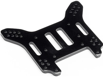HPI101787 Rear Shock Tower 4mm Black Trophy Buggy
