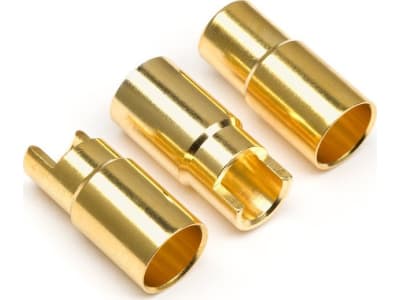 HPI101953 Female Gold Connectors 6.0mm Dia 3 pieces