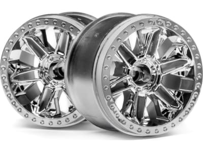 HPI116736 6-Shot Jumpshot St Wheel Chrome 2 pieces