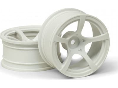 HPI120205 D5 Wheel White 9mm / 2 pieces