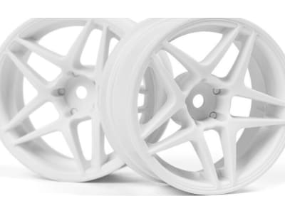 HPI160949 Kansei Astro Wheels White 6mm Offset 26mm for Sport 3 Drift Auri