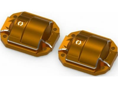 HPI161143 Aluminum Diff Cover Orange  /  2 Pieces for Venture18