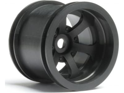 HPI3094 Scorch 6-Spoke Wheels Black  2 