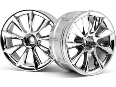 HPI33462 Lp29 Wheels Atg Rs8 chrome 12mm hex - pair