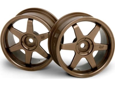 HPI3843 Te37 Wheel 26mm Bronze 3mm Offset  2 