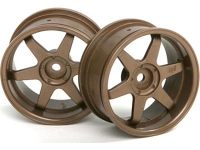 HPI3848 TE37 Wheel 26mm Bronze 6mm Offset  2 