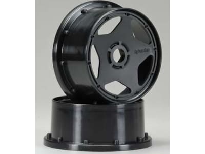 HPI3221 Super Star Wheels Black 120x60mm Baja  2 