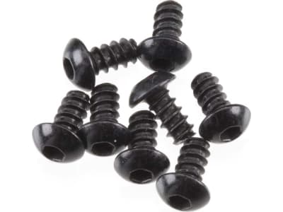 HPI103672 TP Button Head Screw M3x6mm Hex Socket  8 