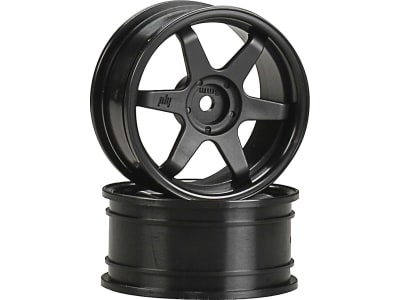 HPI3841 TE37 Wheel 26mm Black 3mm Offset / 26mm Tire  2 