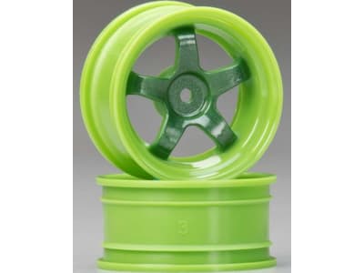HPI111090 Work Meister S1 Wheel Green 3mm Offset  2 