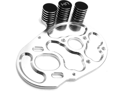 HSC1808 Silver Aluminum Motor Plate Blitz