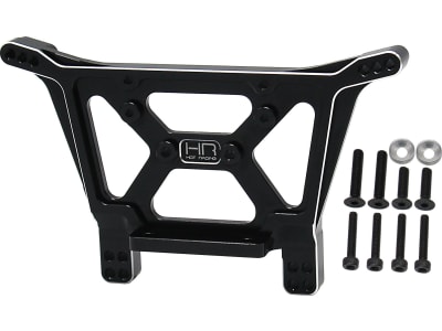 HTE3001 Black Aluminum Rear Shock Tower 2WD EHD