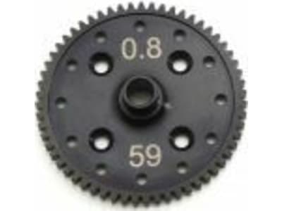 KYOIFW639-59S Light Weight Spur Gear 0.8m / 59t / Mp10 / W / If403c  Ifw639-59s