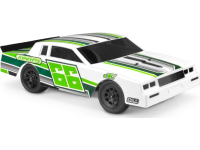 JCO0422L 1987 Chevy Monte Carlo Street Stock 1:10 Clear Body Light Weig