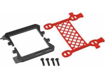 JCO22987 B6.3 Carbon Logo Cargo Net Battery Brace Red