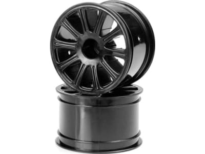 JCO3333B Rulux 1 / 16 E-Revo Wheel 2.2 Inch Black  2 