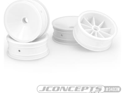 JCO3403W Mono RC10 RC10b2 RC10b3 2.2 Front Wheel White 4