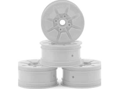 JCO3467W RC10t Pioneer 2.2 Narrow Front Wheels  White   4 