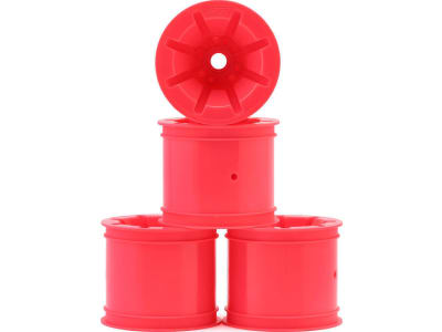 JCO3468P RC10t Pioneer 2.2 Bearing Front Wheels  Pink   4 