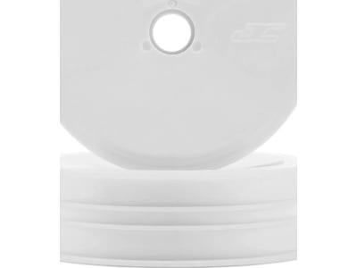 JCO3478W RC10 Mono 2.0 Vintage Buggy Front Wheels  White   2 