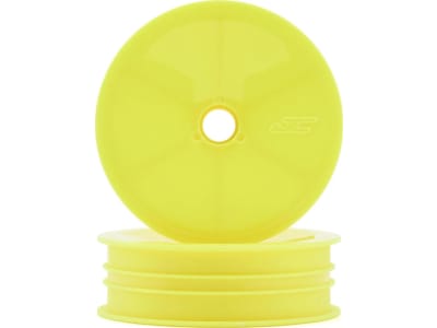 JCO3478Y RC10 Mono 2.0 Vintage Buggy Front Wheels  Yellow   2 