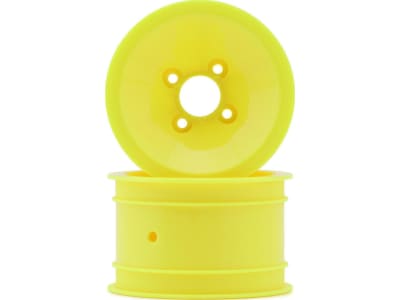 JCO3479Y RC10 Mono 2.0 Vintage Buggy Rear Wheels  Yellow   2 