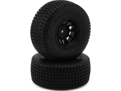 JCO4151-3244 Dirt Trac - Green Compound Pre-Mounted On #3351b Hazard Wheels