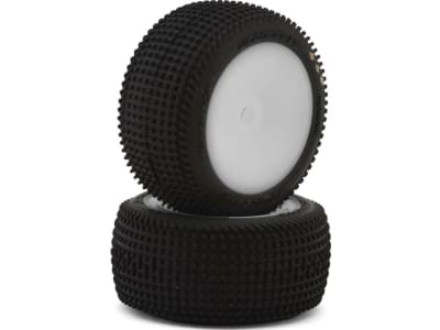 JCO4165-15321 Losi Micro-B Sprinter Pre-Mounted Rear Tires  White   2   G3 -