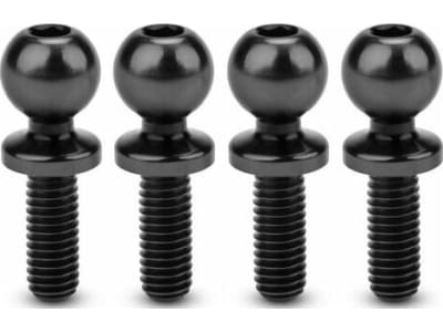JCO5133-2 Jci 5.5 X 8mm Revolved Titanium Ball-Stud Stealth Black 4pc 