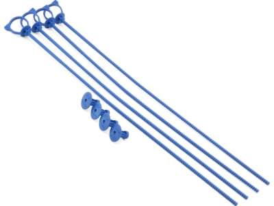 JCO5273-1 Monster Truck Tire Sticks  Blue   4 