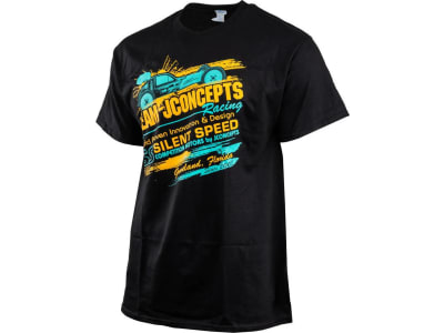 JCO5279OL Retro T-Shirt  Orange / Teal   L 