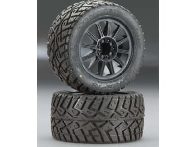 JCO3056-3030 G-Locs 2.8 Inch Stampede 4x4 Pre-Mounted Black Wheels  2 