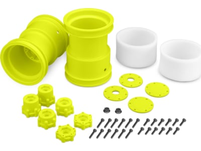 JCO3377Y Tribute 2.6 x 3.6 inch Monster Truck Wheel Yellow 2