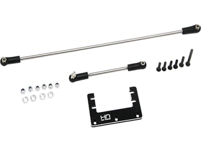 KMF24M01 Aluminum Steering Servo Mount and SS Rods Kyosho Fo-Xx Mad Force