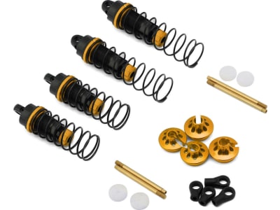 KOS04901GD 12mm Aluminum Big Bore Vintage 1 / 10 Buggy Shocks Set  Gold / Black