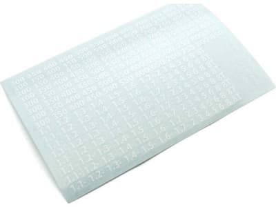 KYO36372W Shock Oil Decal  White 