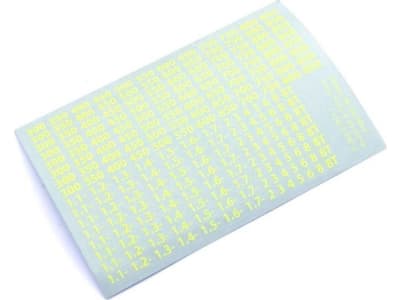 KYO36372Y Shock Oil Decal  Yellow 