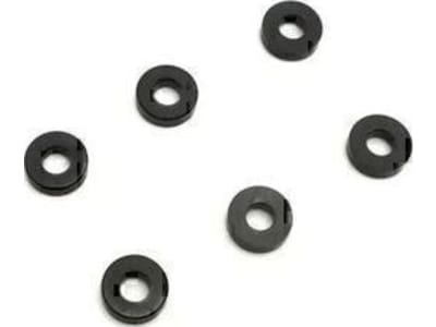 KYO97059-02BK Aluminum Collar 3x7x2mm / Black / 6pcs