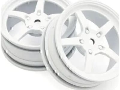 KYOFAH705W 5-Spoke Racing Wheel White 2 pieces