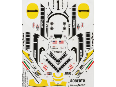 KYOGPD103 Hang On Racer Yamaha Yzr500 Decals Sheet