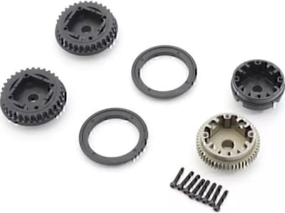 kyoOT256B Diff Gear Case and Pulley  OPTIMA Mid 