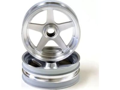 KYOSCH003SCB Front Wheel Satin Chrome Beetle 2014 2 Pieces