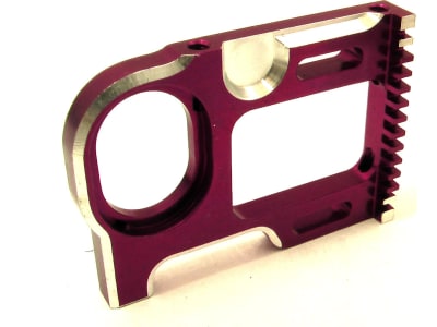 LC1007 Associated 12l Purple Aluminum Motor Plate