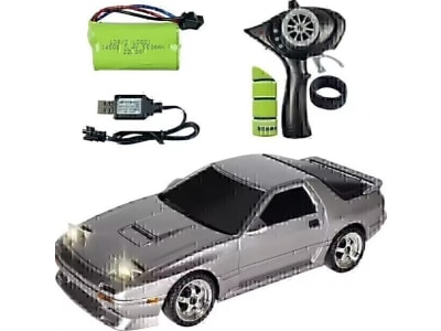 LD11802S 1 / 18 RX-7 Drift Car with Gyro Silver