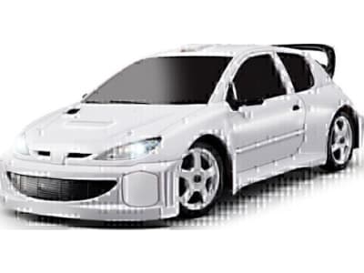 LD12802W 1 / 28 Pro 1 / 28 4WD RC Drift / Rally Car with Gyro White 206